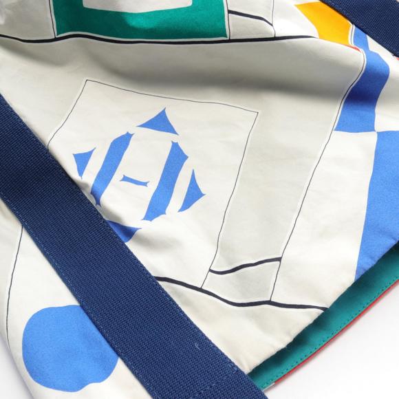 HERMES Beach Bag Le Chandsi Girl Tote Multicolor - Picture 7 of 7